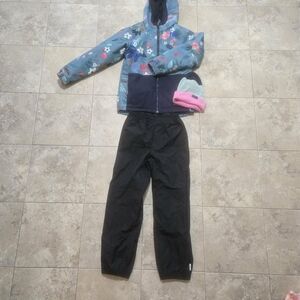 Blue Floral Mid-season Set Nano Girl Size 8